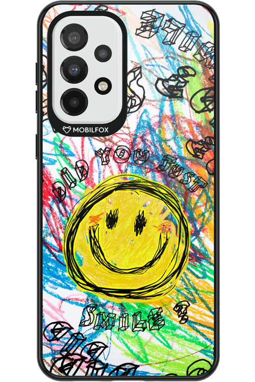 Crayon Smiley Colorful - Samsung Galaxy A33